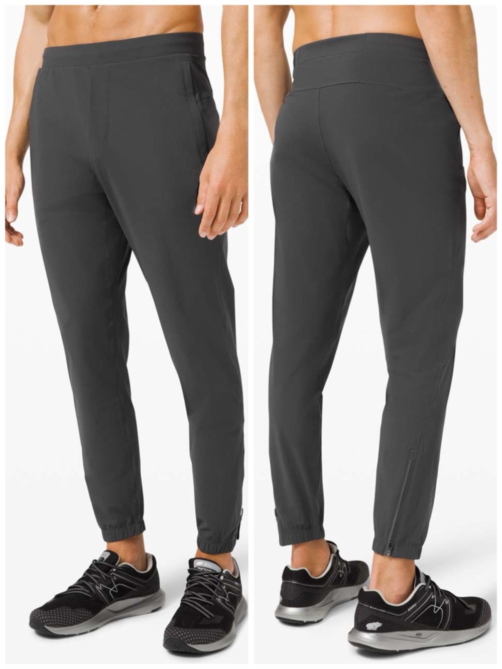 Lululemon Grey Surge Jogger Pants Size Small Yoga Gym Fitness Running Casual